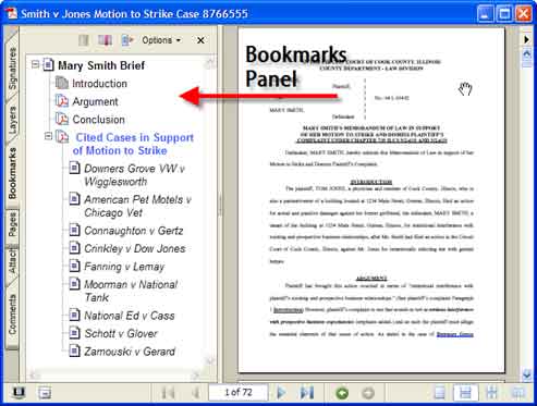 auto create bookmarks in pdf