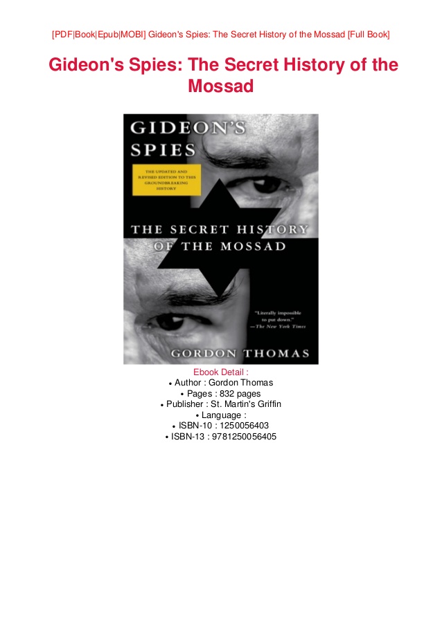 gideons spies pdf